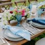 Hellblaue Serviette - Mixed Blue - Serviette Mieten
