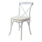 X-Back Chair Washwhite - Sitzkissen mieten 50 x 50 cm