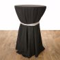 Tischtuch Schwarz D300 cm