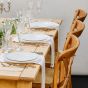 Tellerset Savoy - Vineyard Holztisch mieten