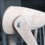 feine Holzstruktur - X-Back Chair mieten WashWhite