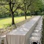 lange Tafel - X-Back Chair mieten WashWhite