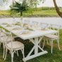 Tisch Mayflower - X-Back Chair mieten WashWhite