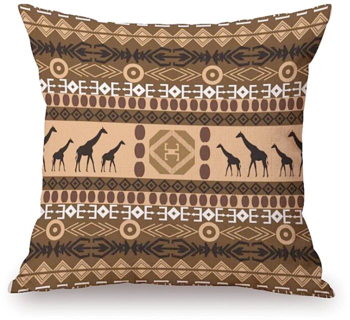 45 x 45 cm - Afrika Kissen mieten 