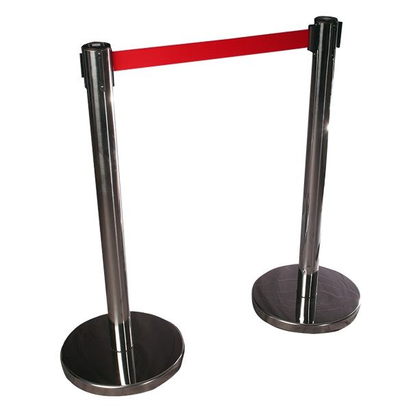 Absperrständer mit Zugband mieten