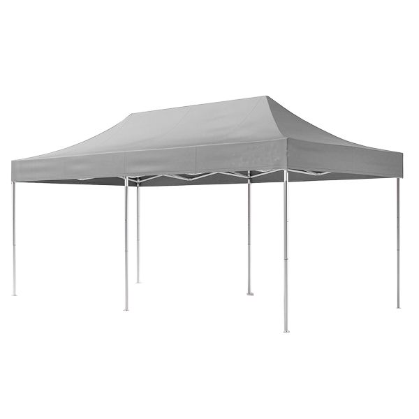 Faltpavillon mieten B 800 x T 400 cm Grau