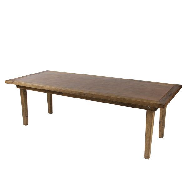 245 x 101 cm - Farmer Holztisch mieten