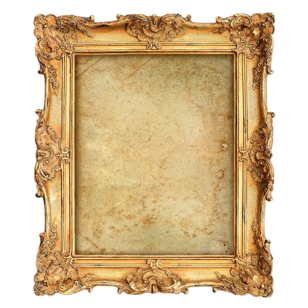 Gold Rahmen mieten 75 x 46 cm