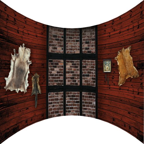 Hütte Motivbanner mieten