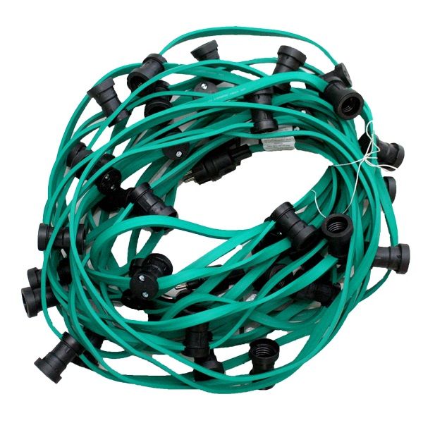 30m Lichterkette mieten Grün 