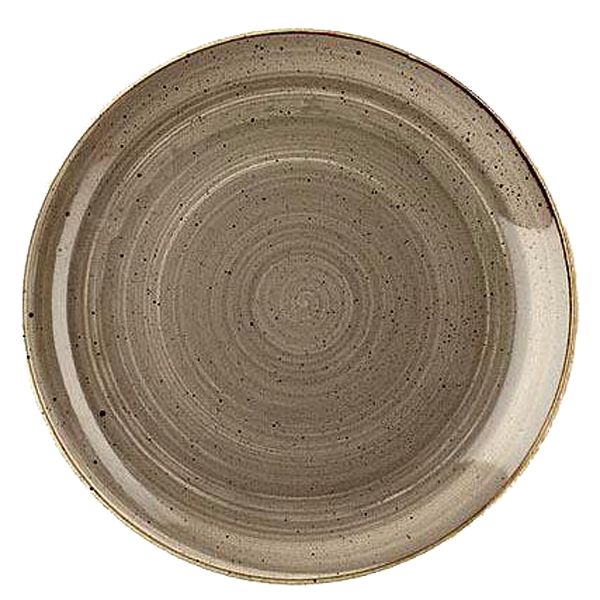 D 21 cm - Vorspeisenteller mieten - Stonecast Grau