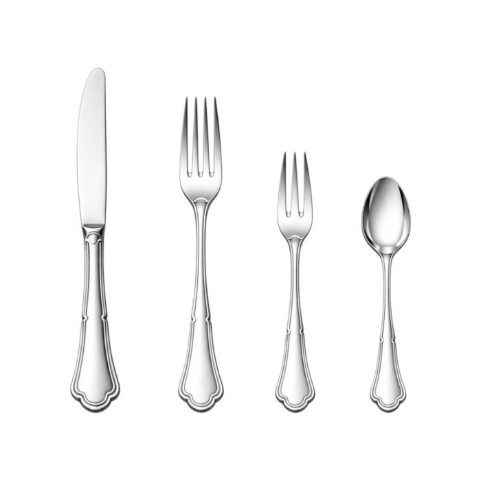 4 teiliges Chippendale Besteckset mieten