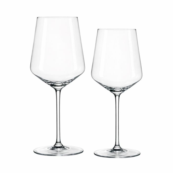 Rot & Weiß Style Glasset mieten