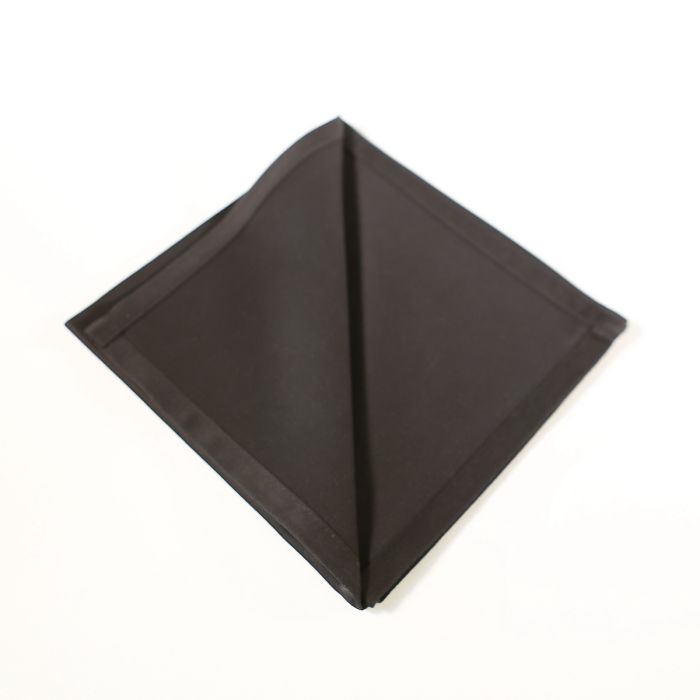Schwarz Serviette mieten