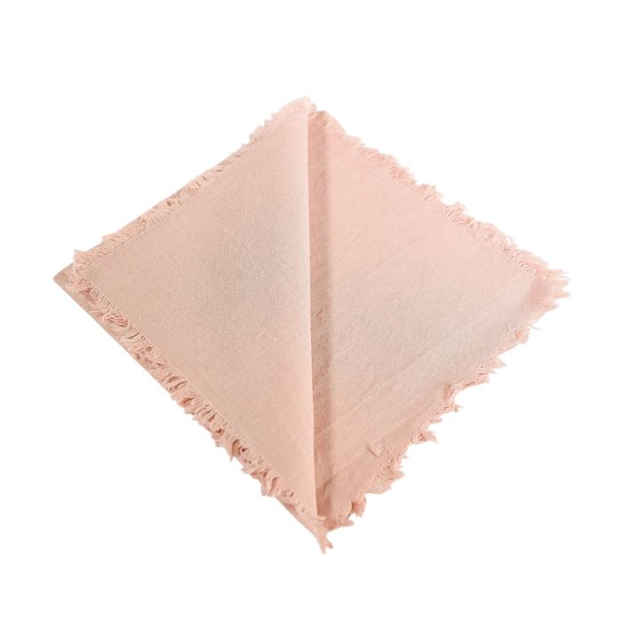 Serviette Stoff Rosè B50 x T50 cm