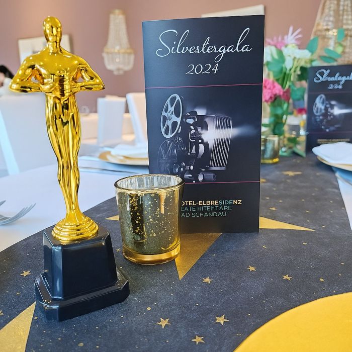 Oscar - Tischdeko Idee Hollywood