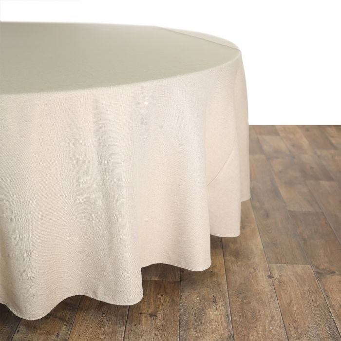Tischtuch Taupe D300 cm