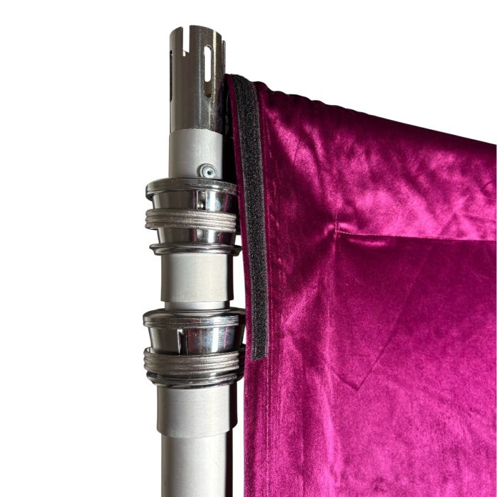 Velour Vorhang mieten – Pink