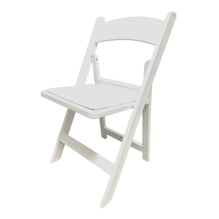 White Wedding Klappstuhl mieten