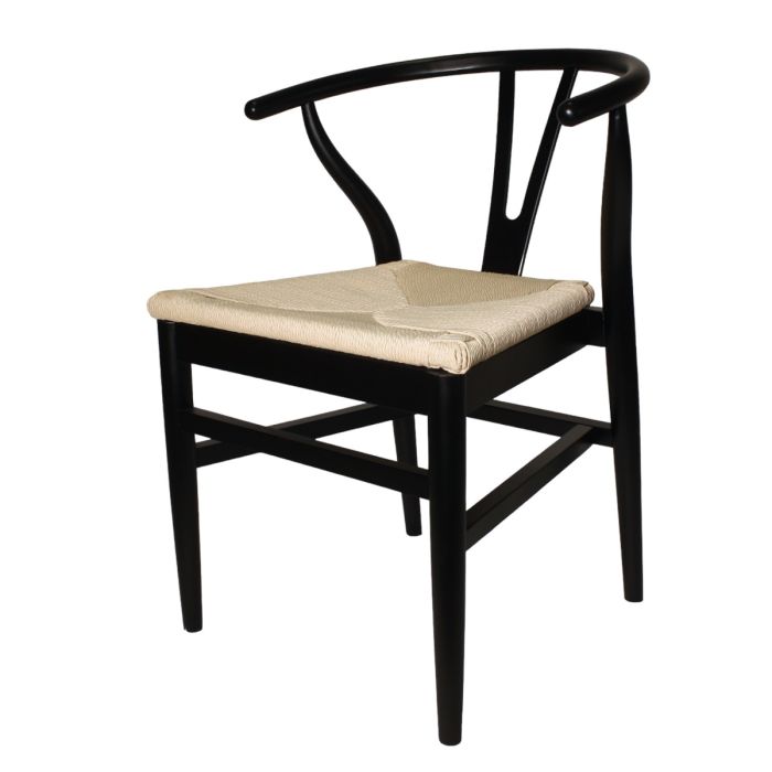 Wishbone Chair mieten Schwarz