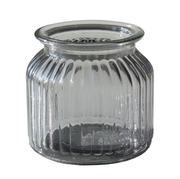 Glasrillen Vase mieten H10 x Ø10 cm