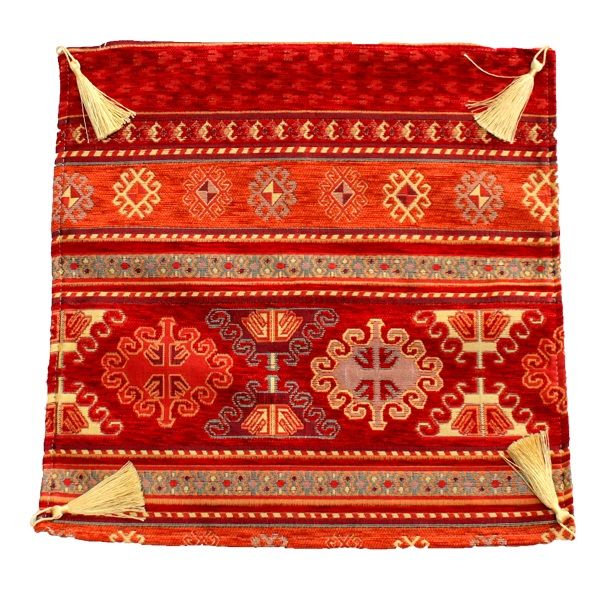 43 x 43 cm - Oriental Kissen mieten Rot 